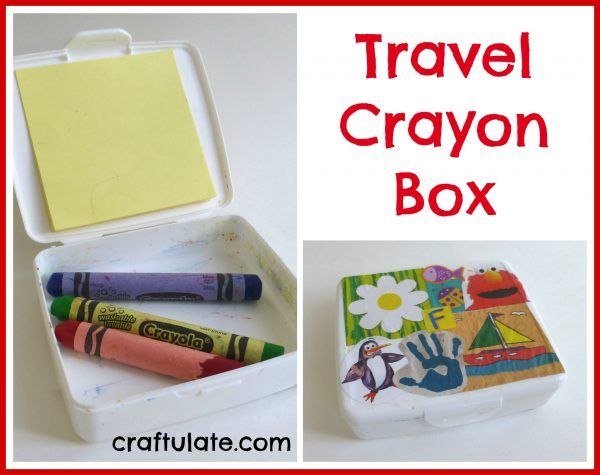 Crayon Box Craft For Kids 