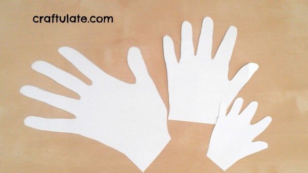 Family Hands Wall Art - a wonderful handprint keepsake