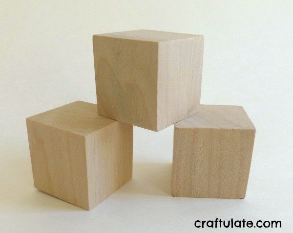 Fabric-Covered Wooden Block Puzzle
