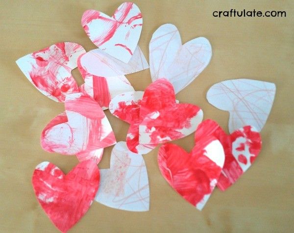 7 Easy Valentines Crafts for Toddlers from Craftulate