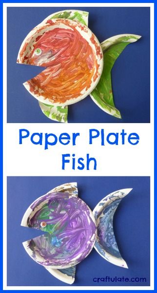 Paper Plate Fish - kids craft