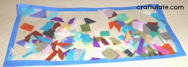 Tissue Paper Collages For Toddlers
