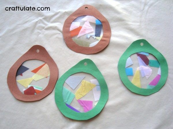 Tissue Paper Collages For Toddlers