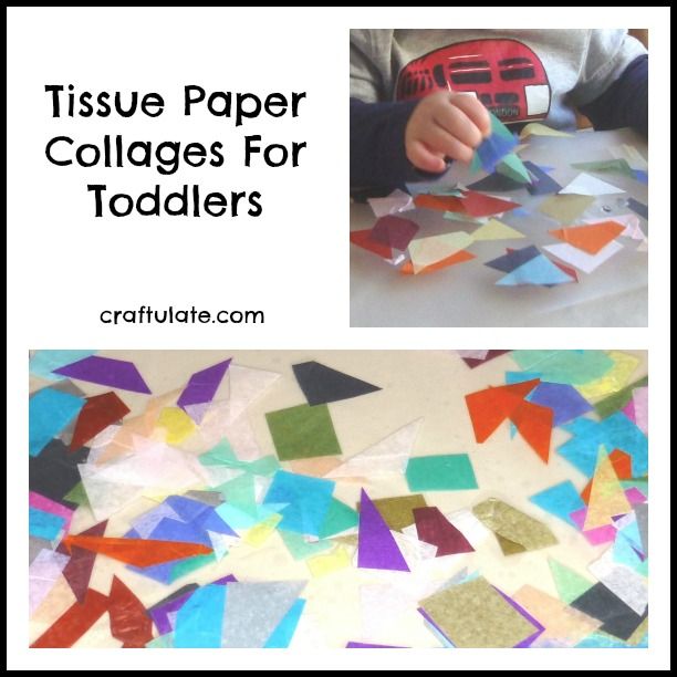 Craftulate: Tissue Paper Collages