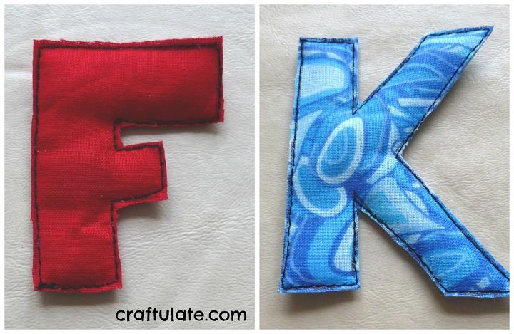 Craftulate: Magnetic Fabric Alphabet