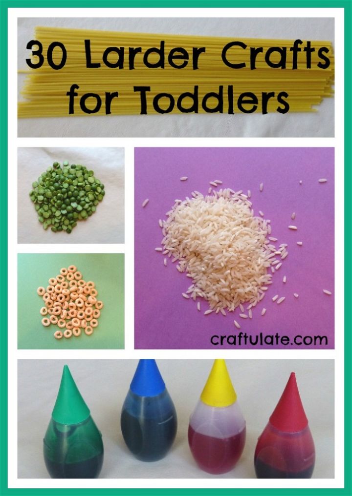 30 Larder Crafts and Activities for Toddlers