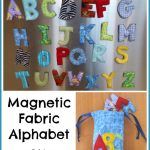 Magnetic Fabric Alphabet