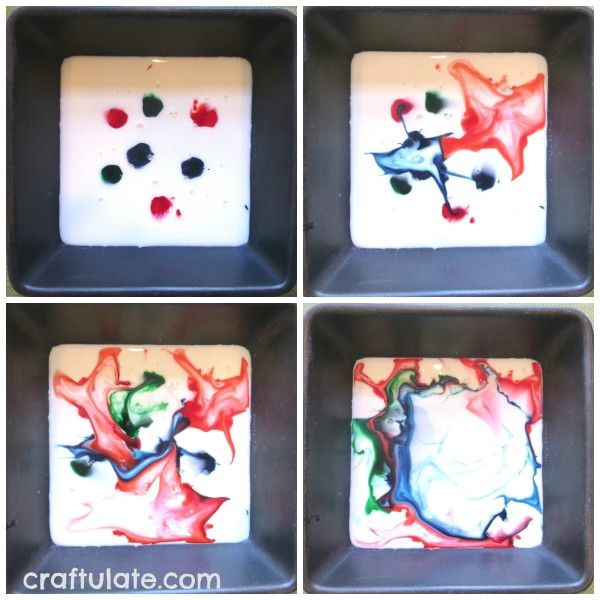Magic Milk - a fun science experiment for little kids
