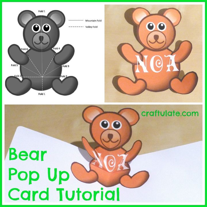 Bear Pop Up Card Tutorial