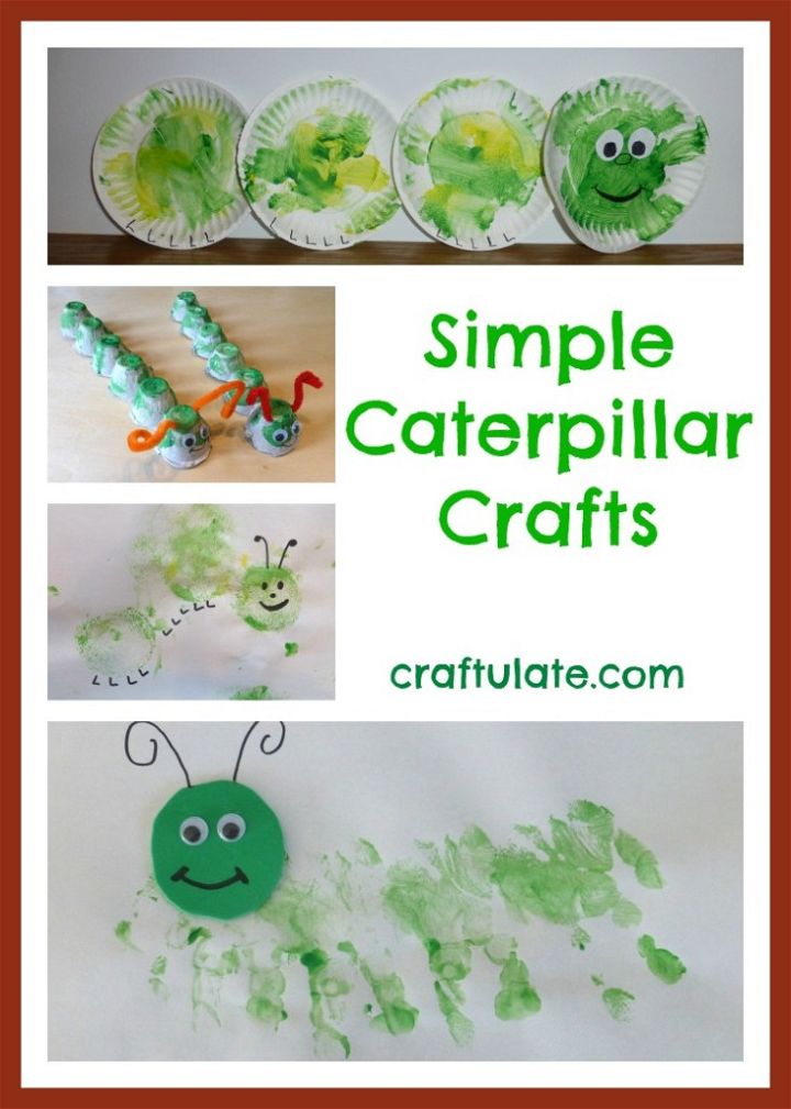 Simple Caterpillar Crafts for Toddlers