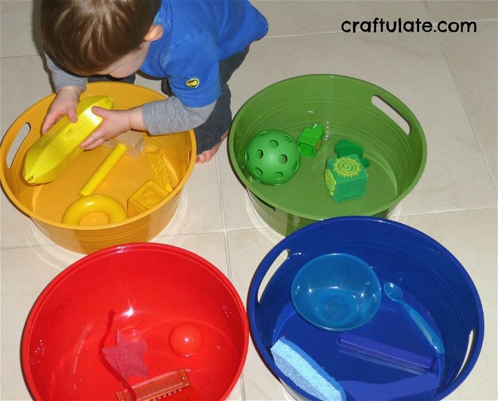 Colour Sorting Cups - Craftulate