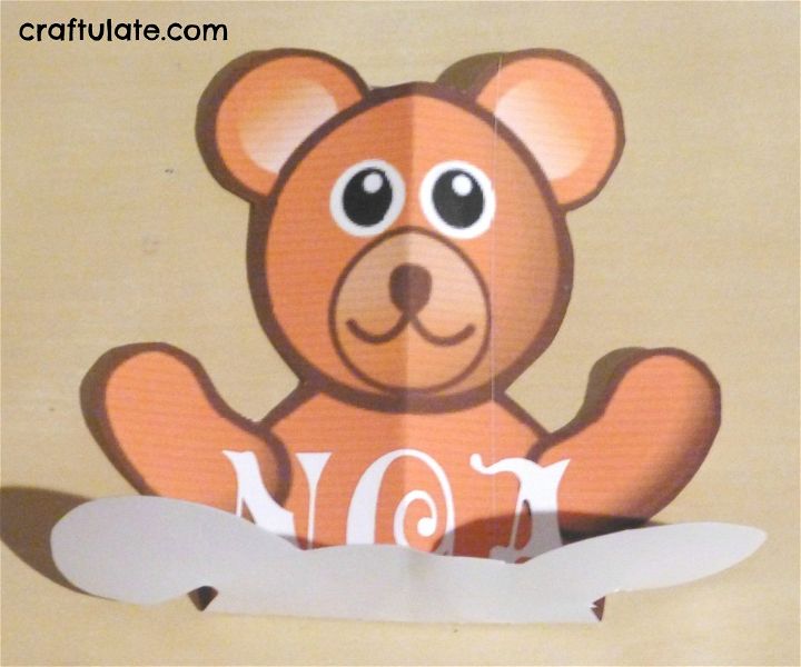 Bear Pop Up Card Tutorial