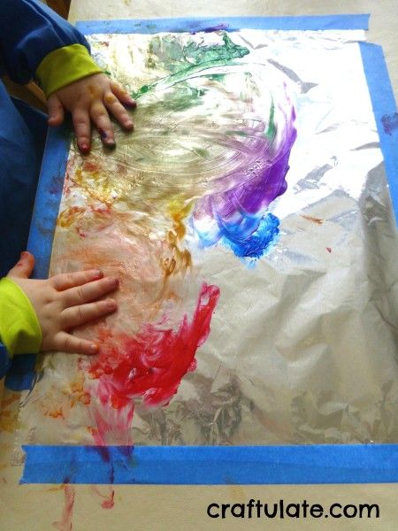 Painting on Foil