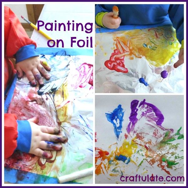 Foil Art for Kids - Toddler Approved