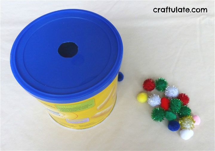 Pom Pom Drop - fine motor toy for toddlers