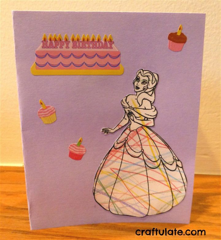 Princess Card with Pop-Up Tiara