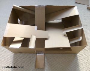 Cardboard Box Ramp for Cars and Balls - Craftulate