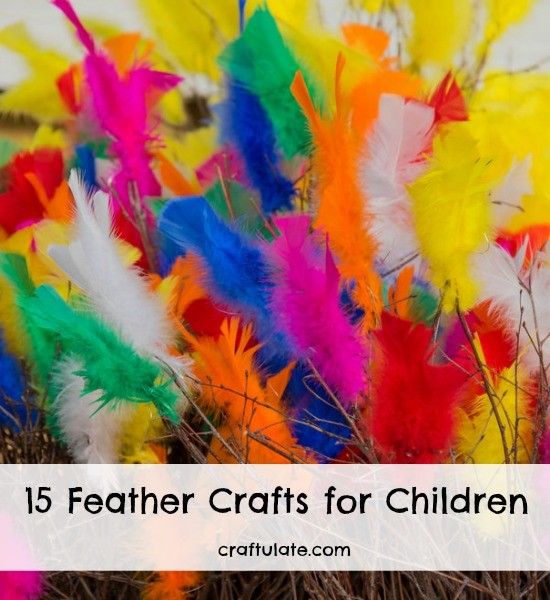 15 Feather Crafts for Children
