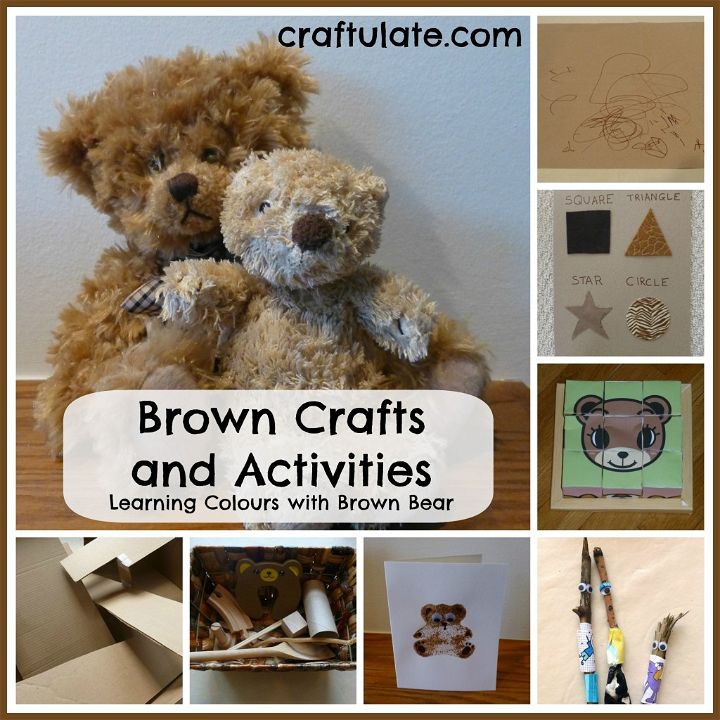 Brown Crafts and Activities {Learning Colours}