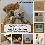 Brown Crafts and Activities {Learning Colours with Brown Bear Series}