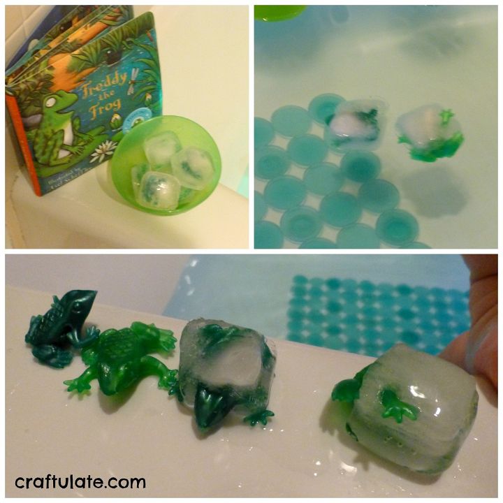 Toy Frog Ice Cubes