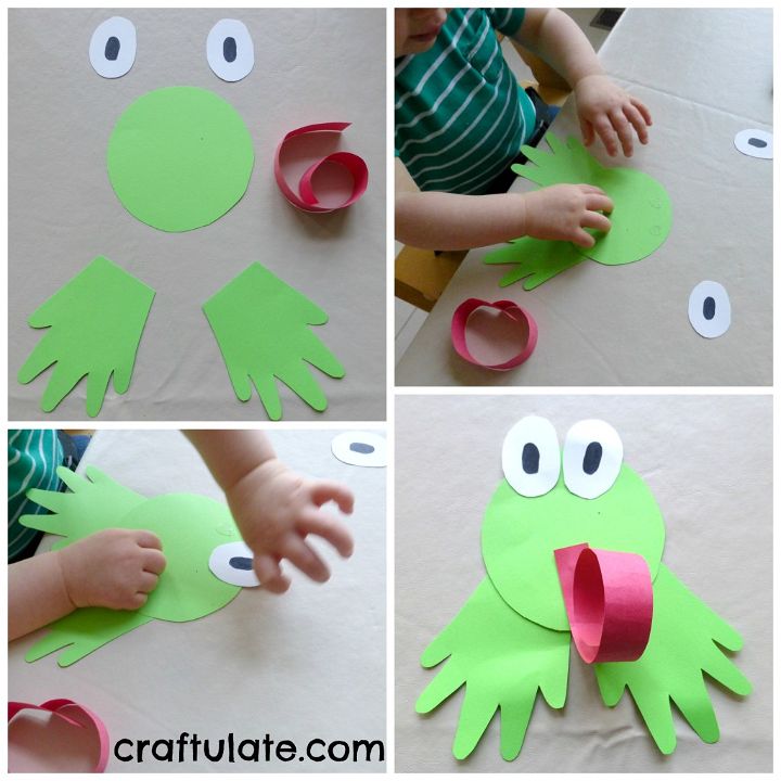 Green Crafts and Activities (Learning Colors with Brown Bear)