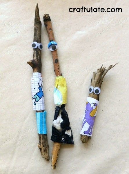 Stick Family - a nature craft for kids