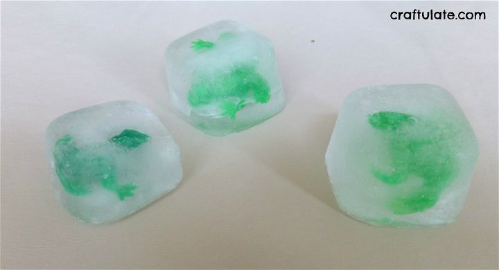 Toy Frog Ice Cubes