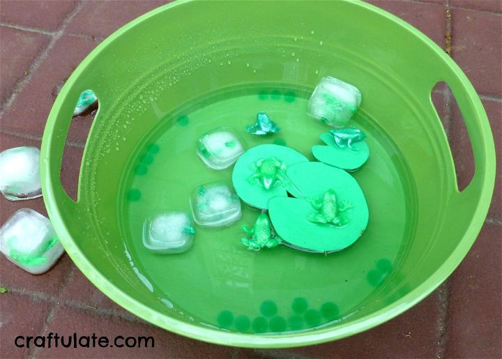 Toy Frog Ice Cubes