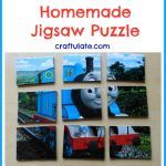 Homemade Jigsaw Puzzle – Thomas the Train