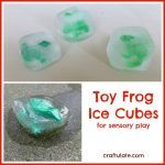 Toy Frog Ice Cubes