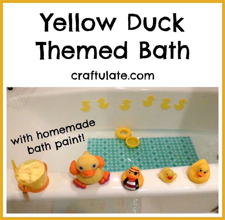 Yellow Duck Themed Bath
