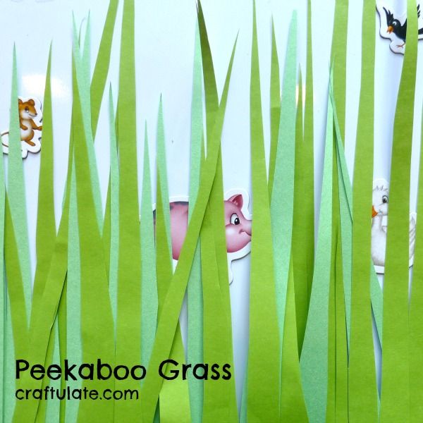 Craftulate: Peekaboo Grass + 8 other grass crafts