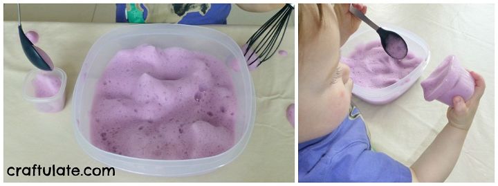 Foamy Sensory Bin