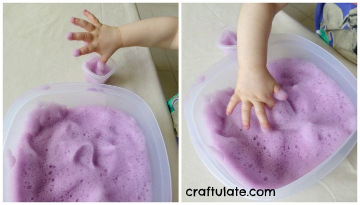 Foamy Sensory Bin