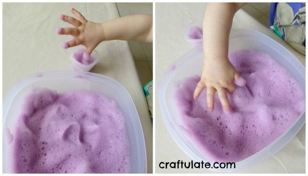 Foamy Sensory Bin