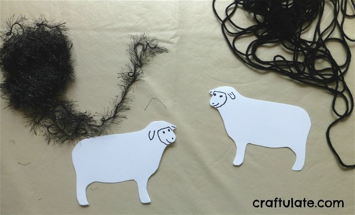 Yarn Wrap Sheep