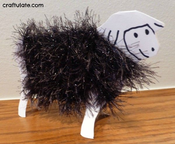 Yarn Wrap Sheep