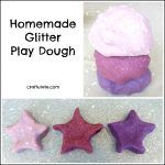 Homemade Glitter Play Dough