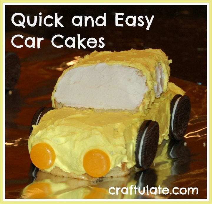 Quick and Easy Car Cakes