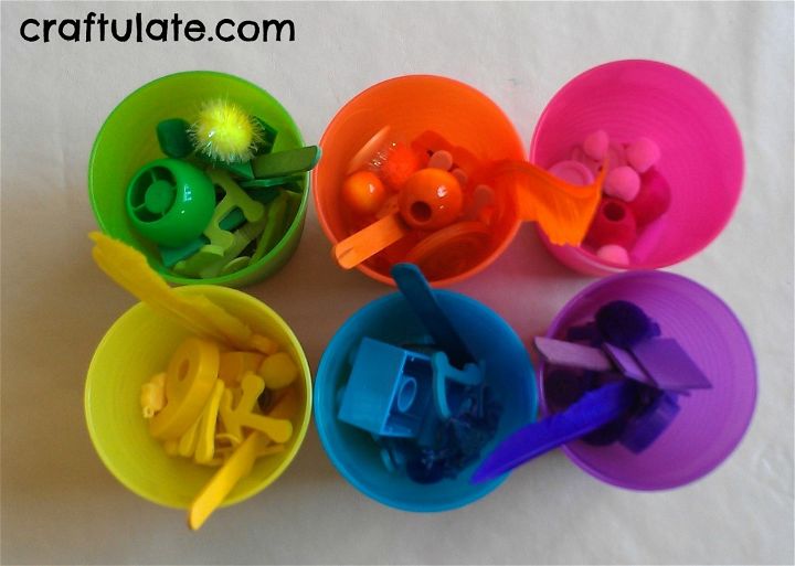 Colour Sorting Cups - Craftulate