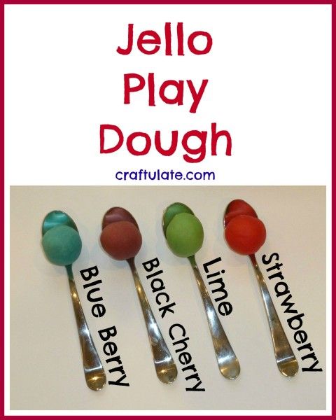 Jello Play Dough - homemade play recipe for kids
