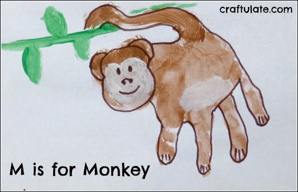 M is for Monkey