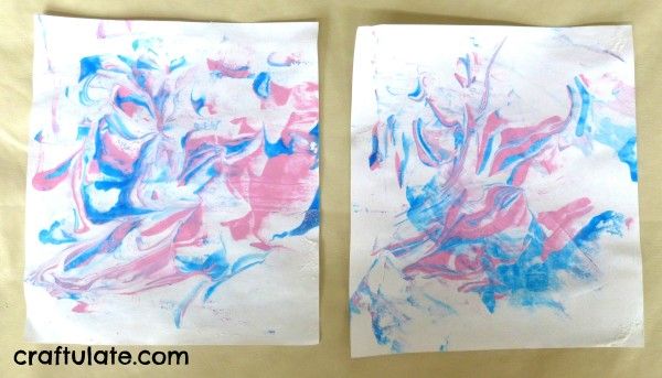 Shaving Foam Painting