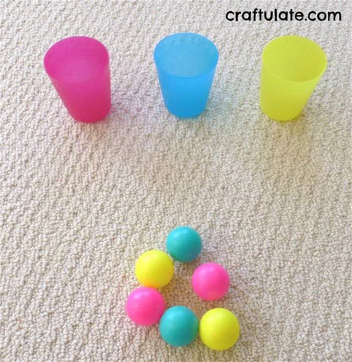 Simple Throwing Games with Ping Pong Balls - Craftulate