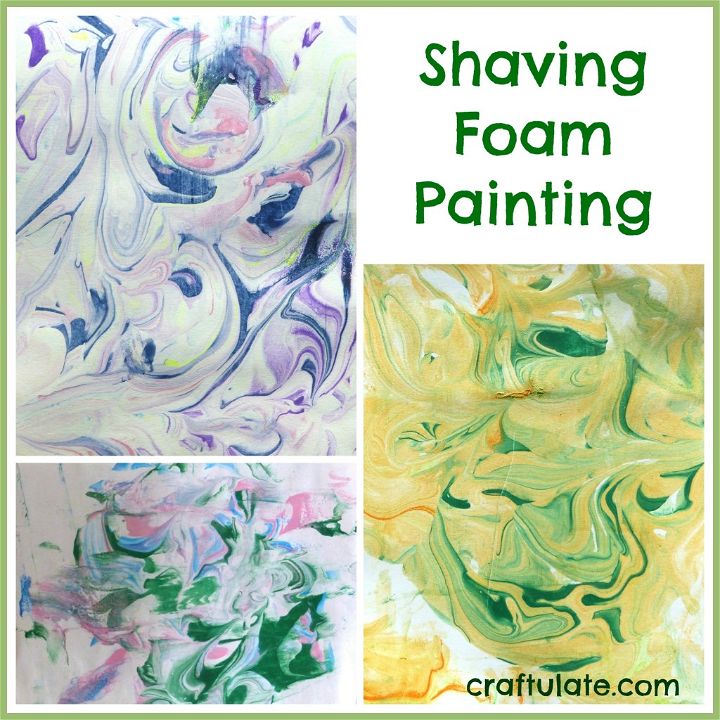 Shaving Foam Painting - Craftulate