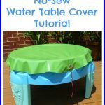 No-Sew Water Table Cover Tutorial