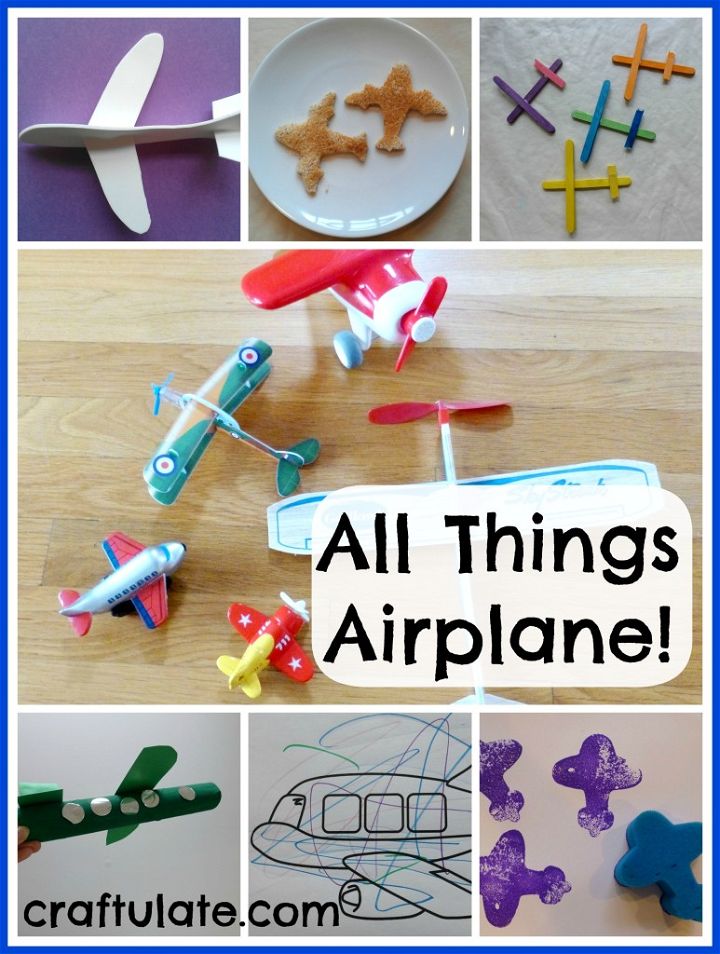 Airplane Craft Cut & Paste Activity: Soar into Creative Adventures