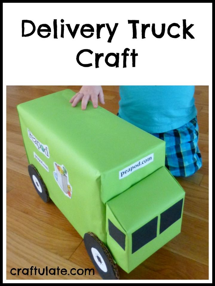 Delivery Truck Craft - Craftulate