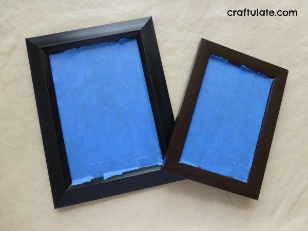 DIY Sparkly Photo Frames